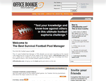 Tablet Screenshot of officebookie.com